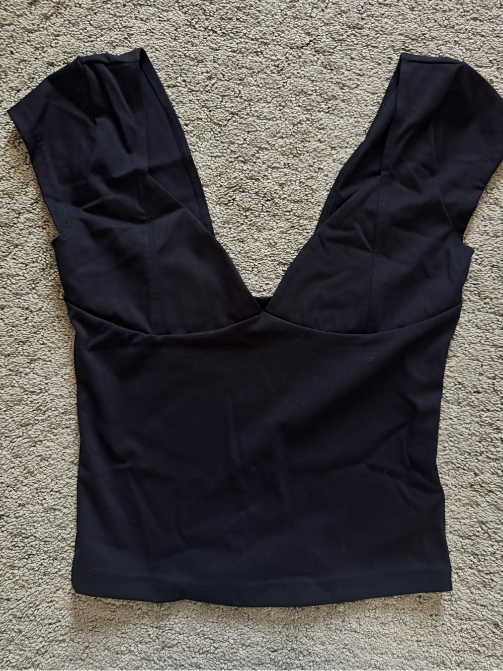 Amazon Black V-Neck Top